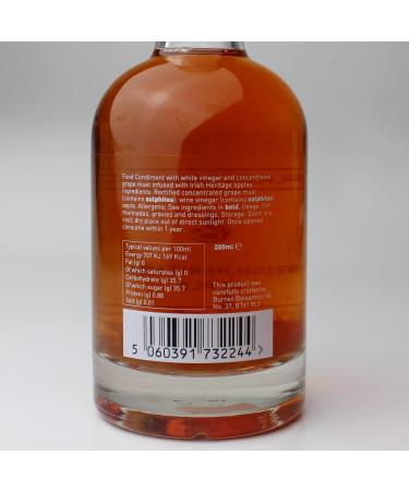 Burren Balsamics Irish Heritage Apple Infused White Balsamic Vinegar of Modena 100ml - Buy Online on GoSupps.com