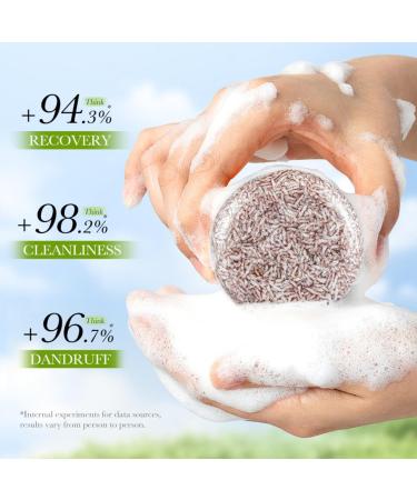 Vawolecy Polygonum Hair Shampoo Bar Organic Polygonum Shampoo Bar Deep Cleansing for Hair & Scalp Hair Loss Promotes Hair Growth 0 Silicone Oil - Buy Online on GoSupps.com