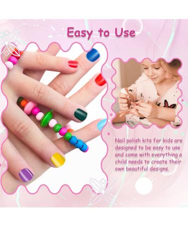 Zodiac Theme Kids Nail Polish Kit - 12 Color Toddler Set | Non Toxic Peel-Off | Safe Water Based | Low Odor | Girls Ages 5+ | Gift for Makeovers and Birthdays - Buy Online on GoSupps.com