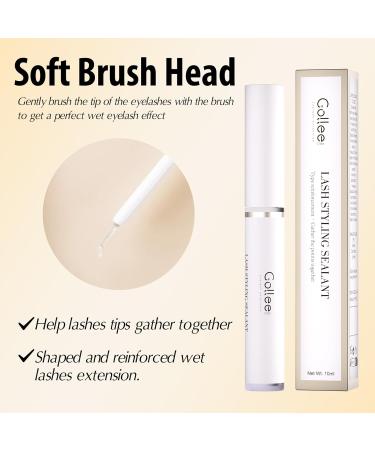 Eyelash Coating Sealant | Long-Lasting Lash Styling Sealant for Manga & Extensions | 10ml Eyelash Sealer for Healthy Extensions - Buy Online on GoSupps.com