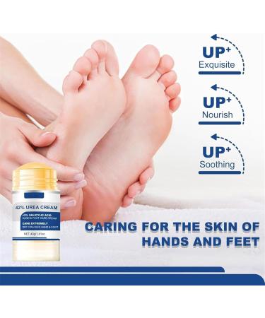 EXQST Foot Cream with 42% Urea for Dry and Cracked Heels Repair Hand and Foot Cream Stick Moisturizing Lotion for Dry Cracked Feet Heel Repair - Buy Online on GoSupps.com