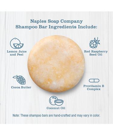 Naples Soap Co. Honey Almond Solid Shampoo Bar | Eco-Friendly, Gentle Haircare for All Hair Types | 50-75 Uses | 1.75 oz - Buy Online on GoSupps.com