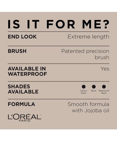 L'Oreal Paris Telescopic Original Lengthening Mascara - Black 0.27 Fl Oz - Buy Online on GoSupps.com