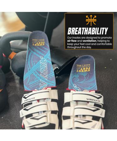 2024 Stride Performance Running Insoles - Shock Absorption Orthotic Support for Medium to High Arches Comfort for Runners & Athletes Men's 7-8.5 & Women's 8.5-10 - Buy Online on GoSupps.com