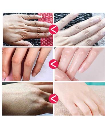 Rose Moisturizing Hand Peel Mask (5 Pack) Exfoliating and Hydrating Gloves for Baby Soft Hands - Repair Dry and Rough Skin - Men and Women - Buy Online on GoSupps.com