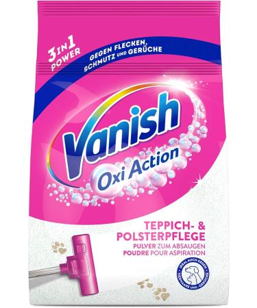 Vanish Oxi Action Upholstery & Carpet Cleaner Powder 820g - Powerful Cleaning for Large Areas Eliminates Dirt Odors & Dust - Buy Online on GoSupps.com