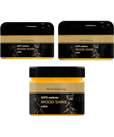 Mona43Henry Wood Seasoning Beewax Multipurpose Natural Wood Wax Traditional Beeswax Polish for Furniture Floor Tables Cabinets Clean 40g - Buy Online on GoSupps.com