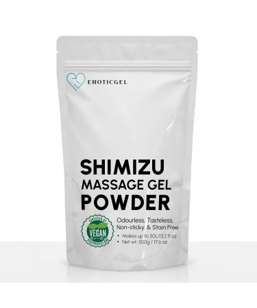 Nuru Massage Gel Therapy Powder 500g | Seaweed & Green Tea | Made in Japan | Paraben & Glycerine Free | Makes 13.2 gal