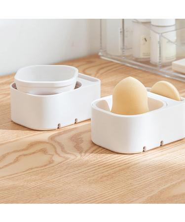 Makeup Sponge Blender Holder Makeup Sponge Drying Stand Powder Puff Makeup Storage Rack Egg Beauty Sponge Stand PS Anti Dust Powder Puff Storage Drying Rack for Bedroom - Buy Online on GoSupps.com