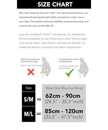 FITTEGE Plassers for Choil - Versatile Running Bag & Sports Belt for All Smartphones | Jogging Fitness & Sport | Adjustable 62-90cm Waist - Black - Buy Online on GoSupps.com