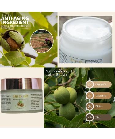 Anti-Ageing Kashmiri Walnut Face Cream | Repair & Renew | 50gm - Revitalize Your Skin - Buy Online on GoSupps.com