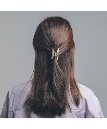 Buy Runmi Pearl & Crystal Hair Clips - Stylish Hair Accessories for Women & Girls (2 Pack) - International Shipping Available - Buy Online on GoSupps.com