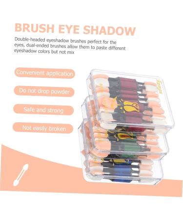 Baluue 30pcs Double Ended Eye Shadow Stick Sponge Foundation Applicator Eye Makeup Tools Brush Head Latex - Buy Online on GoSupps.com