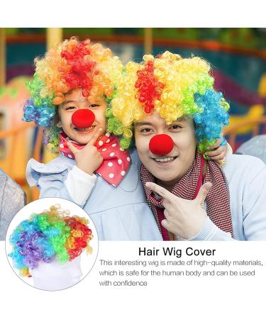 LALAFINA Halloween Costume Cosplay Accessories Jester Costume 1Pc Funny Stylish Masquerade Clown Party Prop Hair Performance for Fans Costume Cosplay Wig - Buy Online on GoSupps.com