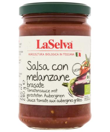 LaSelva Organic Salsa con Melanzane Brasate Tomato Sauce with Roasted Eggplant 280 g