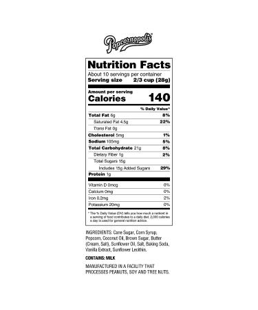 Popcornopolis Gourmet Caramel Corn Popcorn Snack Bags - 9.5 Oz - Buy Online on GoSupps.com