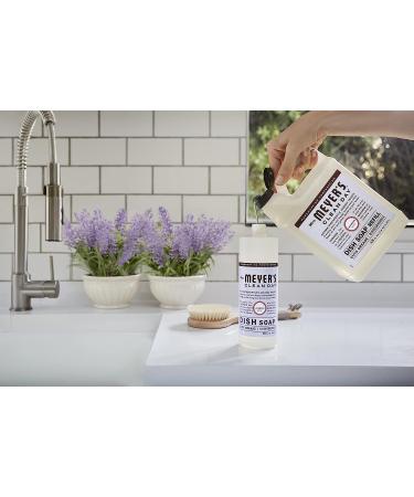 Mrs. Meyer's Lavender Liquid Dish Soap Refill - Biodegradable Formula - 48 fl. oz - Buy Online on GoSupps.com