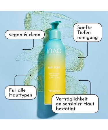 cosnova INAO Skincare Feel Population Cleaner gelfaced cleaner with AHA BHA and naiacinamid mild facial cleaning for tight skin exfoliating smoothing 17500 ml 1r Pack - Buy Online on GoSupps.com