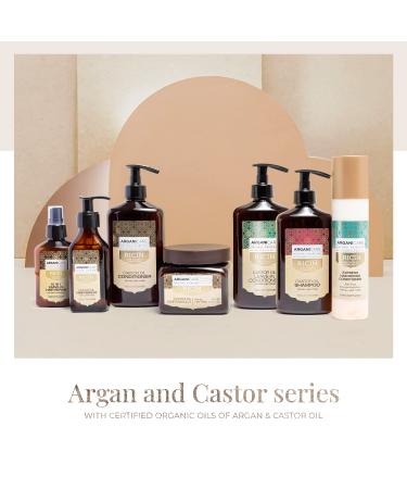 Arganicare Ricin Castor Oil Hair Mask with Argan Oil - 500ml | Nourishing Hair Treatment for All Hair Types - International Shipping Available - Buy Online on GoSupps.com