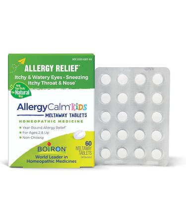 Boiron AllergyCalm On The Go 2 Count and Kids 60 Count Tablets for Allergy Symptom Relief - Buy Online on GoSupps.com