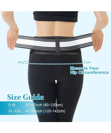 Si Belt - Sciatica Relief for Men & Women | Pelvic Support Belt for Lower Back Hip & Nerve Pain (47-56 inch - Buy Online on GoSupps.com