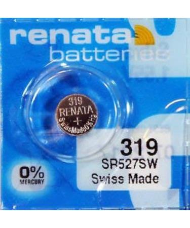 Renata Batteries 319/SR527SW Button Cell Watch Battery (5 Pack)