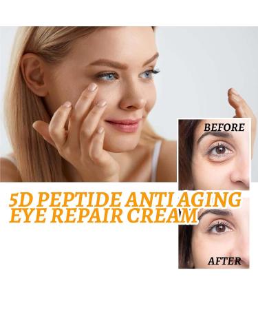 WUEOCU Beauty Crema De Ojos Con P ptidos 5D Crema De Ojos Con Peptido 5D Peptide Eye Cream Eye Cream Anti Aging For Dark Circles And Puffiness Skin Under Eyes Moisturize (2PC) - Buy Online on GoSupps.com