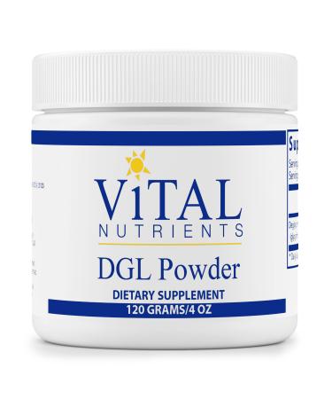 Vital Nutrients - DGL Powder - DGL Licorice Root Supplement - Licorice Extract to Support Healthy Stomach Lining and Digestive Tract - Gluten Free - Vegetarian - 120 Grams per Bottle