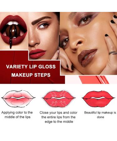 16-Piece Matte Lip Gloss Set | Non-Sticky High Shine & Long-Lasting | Perfect Holiday & Birthday Gifts - Buy Online on GoSupps.com