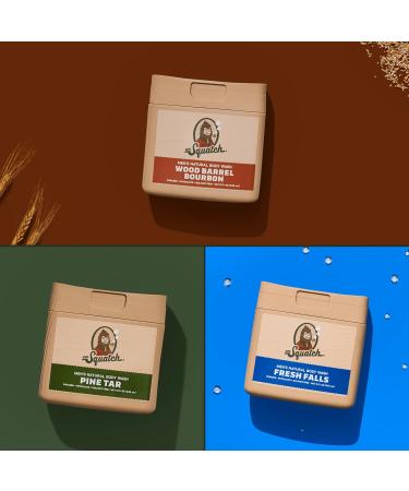 Dr. Squatch NEW Body Wash for Men with Nourishing Natural Ingredients | No Paraben Phthalate Sulfate | All Day Moisturization | Pine Tar Wood Barrel Bourbon & Fresh Falls (8 oz 3-Pack) Rustic Retreat - Buy Online on GoSupps.com