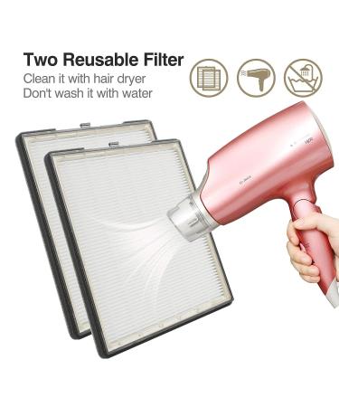 Inmaker 60W Nail Dust Collector Machine with 2 Reusable Filters - Vacuum Fan for Acrylic Nails & Poly Gel Extensions - Buy Online on GoSupps.com