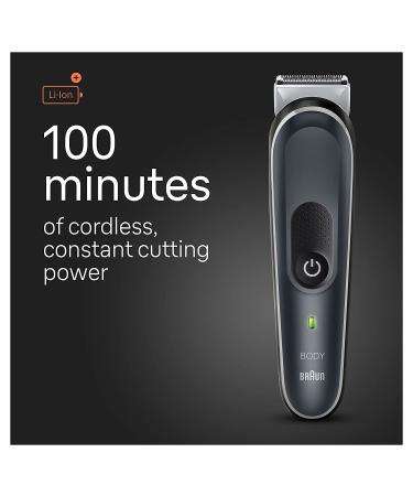 Braun Series 5 5360 Body Groomer for Men | SkinSecure Technology | Clean Shave Attachment | Waterproof and Cordless | 100-min Run Time | BG5360 - Buy Online on GoSupps.com