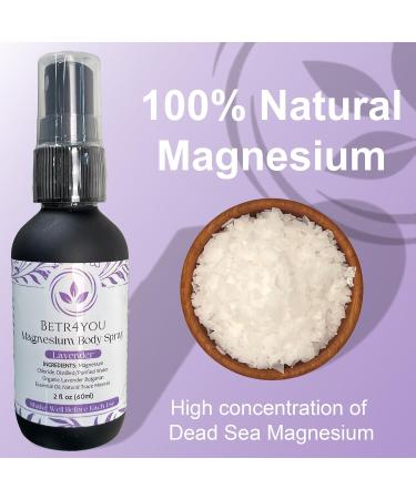 BETR4YOU Topical Magnesium Body Spray 2 Fl. Oz - Viral TikTok Lavender | International Shipping - Buy Online on GoSupps.com
