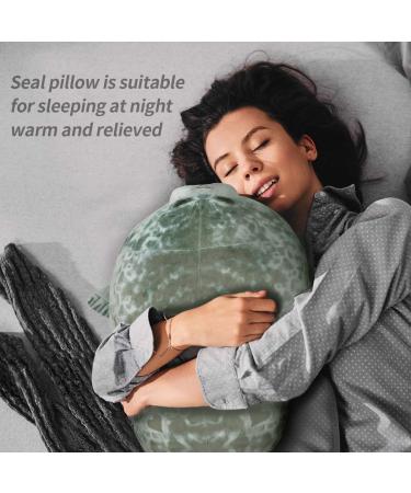 Chubby Seal Pillow 60CM - Cute Grey Plush Animal Toy for Kids and Adults - Buy Online on GoSupps.com