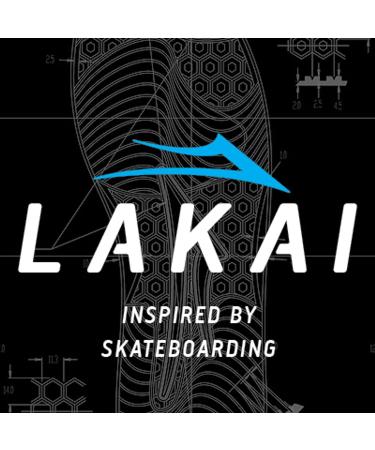 Lakai Manchester Skate Shoes 9.5 Black/Dk Gum - Stylish Men's Skate Shoes - Buy Online on GoSupps.com