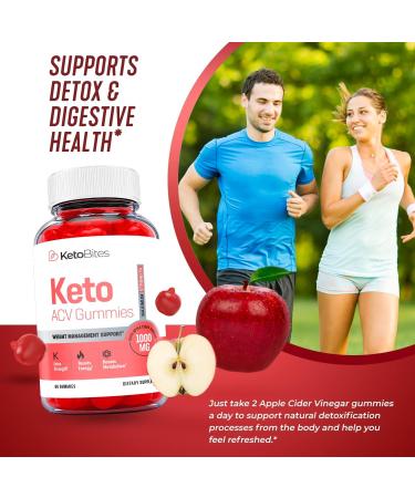 Keto Bites ACV Gummies - Weight Loss Shark Tank Keto Gummies with Apple Cider Vinegar - 60 Gummies - Buy Online on GoSupps.com