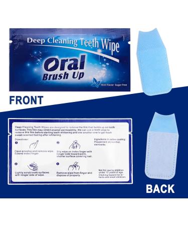 Fore Smile 100 Disposable Oral Finger Wipes & Tooth Whitening Strips - Enhanced Deep Cleaning Tools for a Radiant Smile - Buy Online on GoSupps.com
