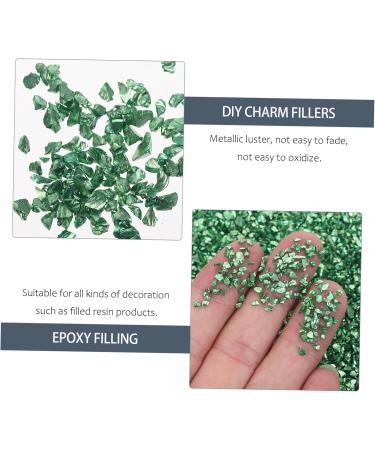 Anneome 1 Glass Chip Nail Crushed Glass Epoxy Filling Shiny Nail Stickers DIY Glass Fillers Epoxy Charms Nail Art Rhinestones Manicure Charm Nail Art Accessories Manicure Fillers 0.5X0.3cm Green - Buy Online on GoSupps.com