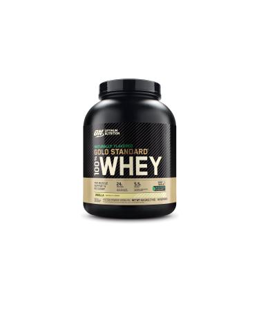 Optimum Nutrition Gold Standard 100% Whey Protein Powder, Naturally Flavored Vanilla, 4.8 Pound (Packaging May Vary) Whey Protein Vanilla 68 Servings (Pack of 1)
