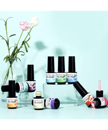 LILYCUTE Pastel Gel Nail Polish Set - 12 Colors Macaron Series for Bright Spring & Summer Nail Art - Buy Online on GoSupps.com