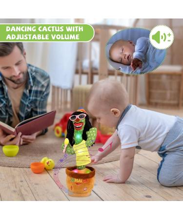 seOSTO Dancing Cactus Toy - Talking & Recording with Volume Control | Fun Kids Gift - Buy Online on GoSupps.com