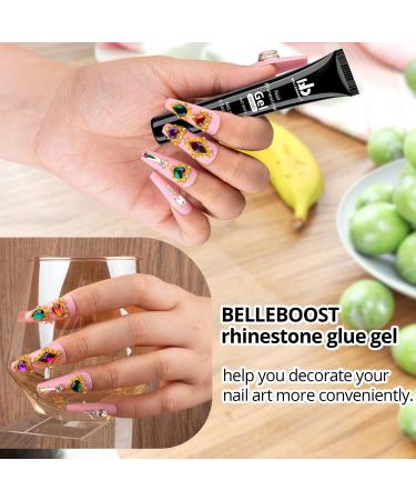 15ml No Wipe Nail Rhinestone Glue Gel - Strong Adhesive for Nail Art - Professional and Home Use (UV/LED Required) - Buy Online on GoSupps.com
