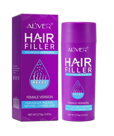 Hair Fibers for Thinning Hair for Women - Dark Brown - 27.5g Hair Building Fibers - Instantly Conceals Hair Loss - Revitalize Your Hair Unlock Thicker Fuller Tresses