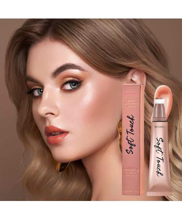 Highlighter Stick Cheek Face Cosmetic Liquid Makeup Stick Highlight - 3D Makeup Highlighter Makeup Stick for Stage B1 Blush - Buy Online on GoSupps.com
