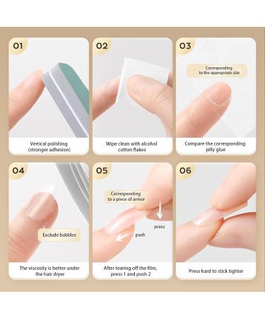 Buy 264 Double-Sided Transparent Nail Adhesive Pads | Premium Nail Glue Tabs for Manicure Accessories - Fast International Shipping - Buy Online on GoSupps.com