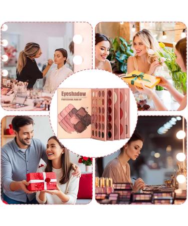  G n rique Colorful Makeup Palette | 67 Colors Bookshaped Eyeshadow Palette - Cosmetic Contouring Kit For Women Adults In Love Family Friend Wife - Buy Online on GoSupps.com