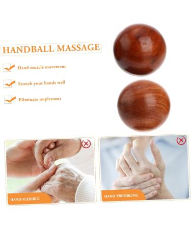 Frcolor Handball Massage Balls - Wooden Fitness & Gymnastics Rolling Balls for Stress Relief | International Shipping - Buy Online on GoSupps.com