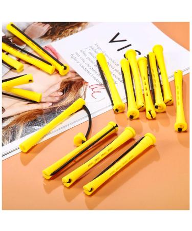 60 Pieces Yellow Plastic Permanent Wave Rods - Cold Wave Curlers for Hair Styling & Hairdresser Tools (0.28 inch) - Buy Online on GoSupps.com