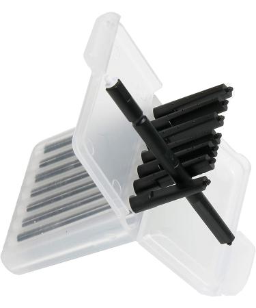 Wax Guard Filter Ear Wax Cleaning Tool for Phonak, Widex, and Resound Hearing Aids - 80 Filters (Black 10 Pack) - Hear Clear Cleaning Kit Accessory - Buy Online on GoSupps.com