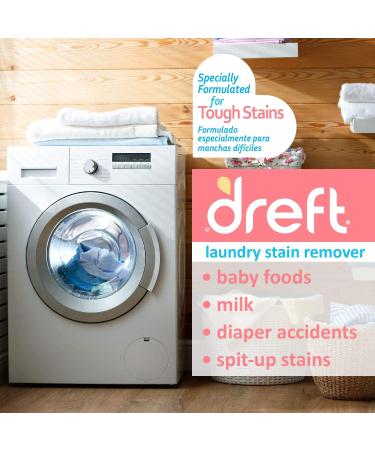 Dreft Baby Clothes Stain Remover Combo Pack - 24oz Spray + Stain Remover Pen | Hypoallergenic, Ideal for Cloth Diapers - Buy Online on GoSupps.com